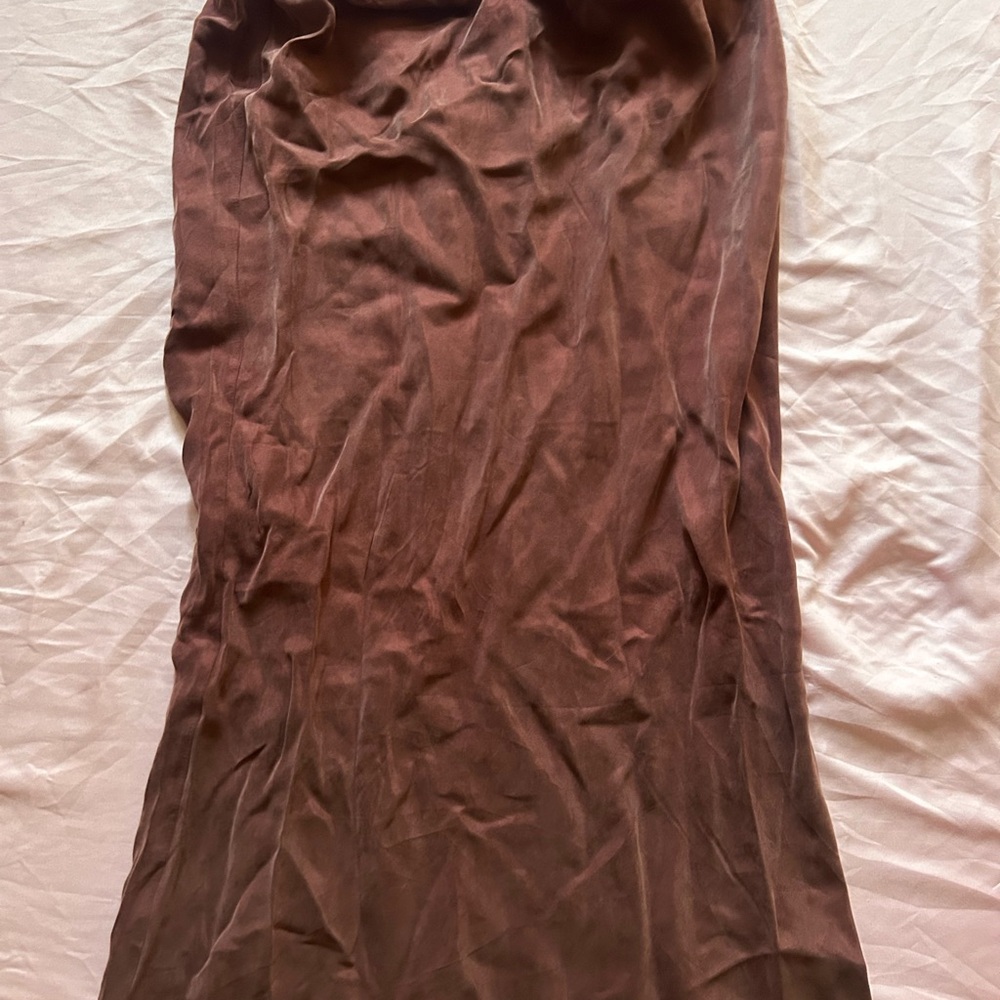 Princess Polly Brown Maxi Pencil Skirt for Work